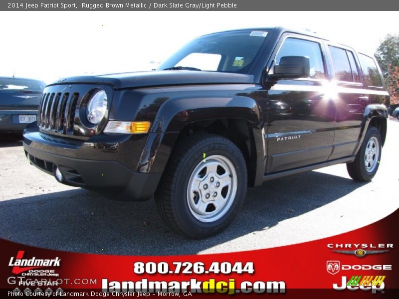 Rugged Brown Metallic / Dark Slate Gray/Light Pebble 2014 Jeep Patriot Sport