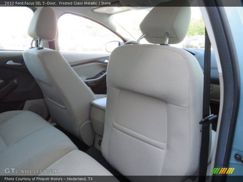 Frosted Glass Metallic / Stone 2012 Ford Focus SEL 5-Door