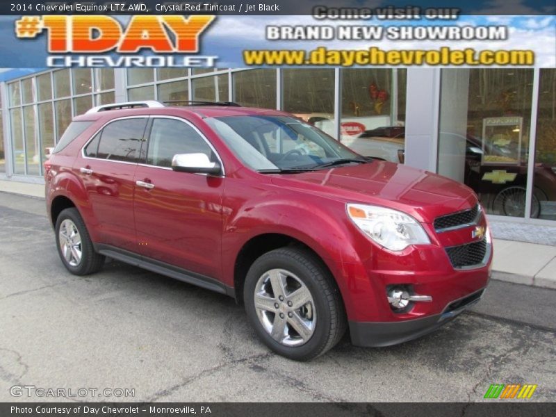 Crystal Red Tintcoat / Jet Black 2014 Chevrolet Equinox LTZ AWD