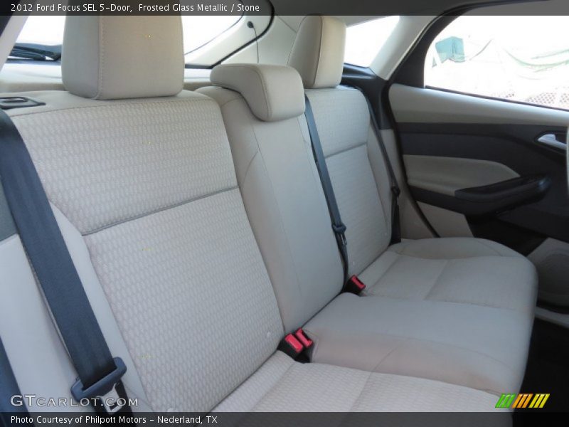 Frosted Glass Metallic / Stone 2012 Ford Focus SEL 5-Door