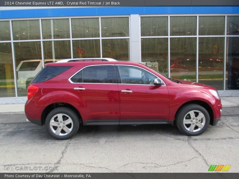 Crystal Red Tintcoat / Jet Black 2014 Chevrolet Equinox LTZ AWD