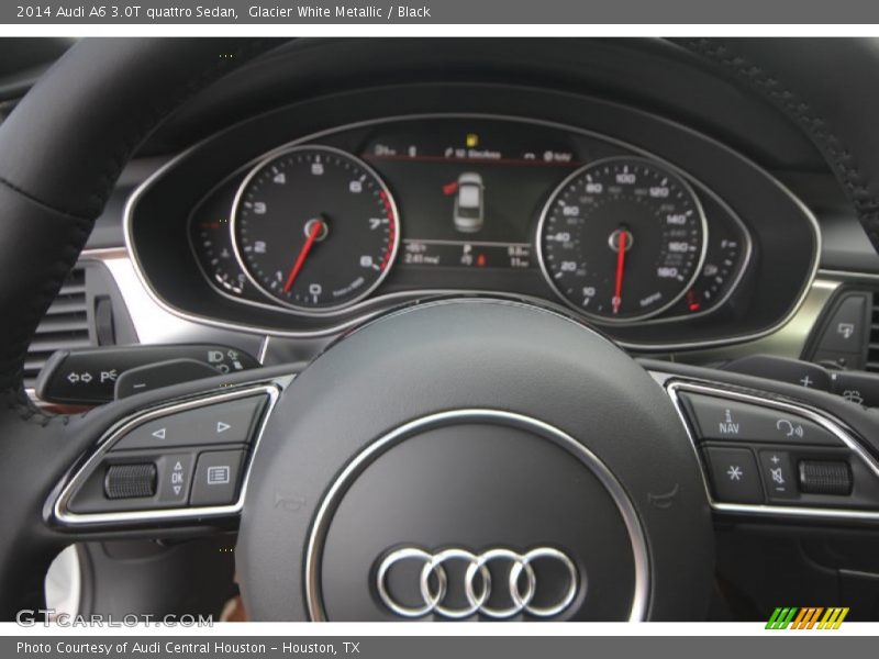 Glacier White Metallic / Black 2014 Audi A6 3.0T quattro Sedan
