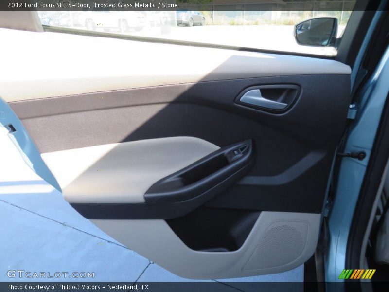 Frosted Glass Metallic / Stone 2012 Ford Focus SEL 5-Door