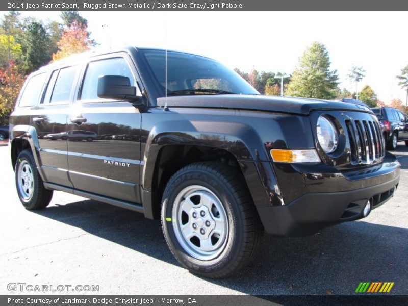 Rugged Brown Metallic / Dark Slate Gray/Light Pebble 2014 Jeep Patriot Sport
