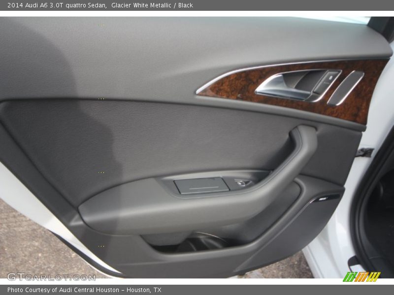 Glacier White Metallic / Black 2014 Audi A6 3.0T quattro Sedan