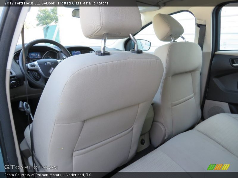 Frosted Glass Metallic / Stone 2012 Ford Focus SEL 5-Door