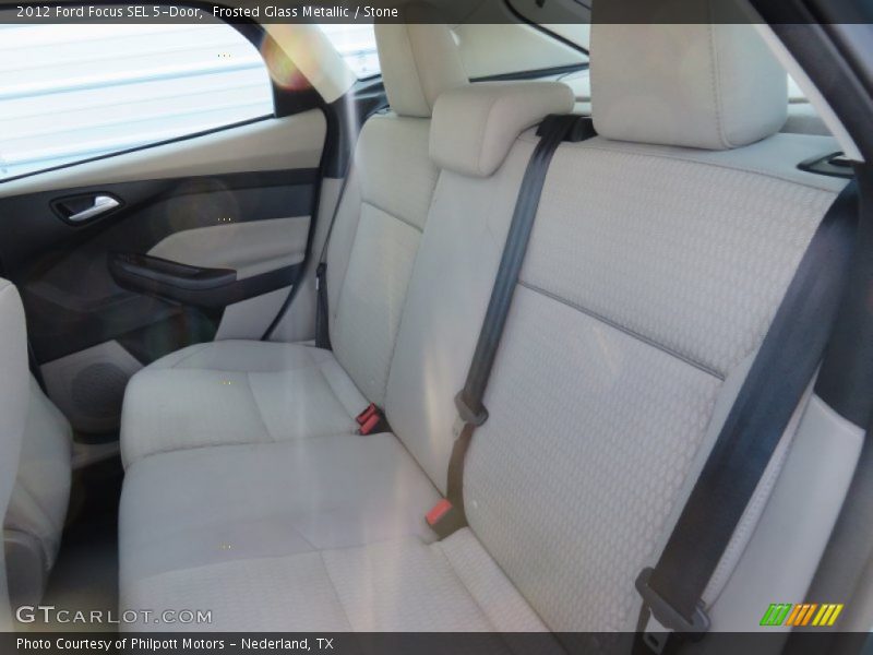 Frosted Glass Metallic / Stone 2012 Ford Focus SEL 5-Door