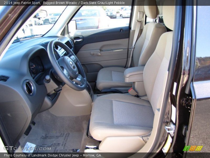 Rugged Brown Metallic / Dark Slate Gray/Light Pebble 2014 Jeep Patriot Sport