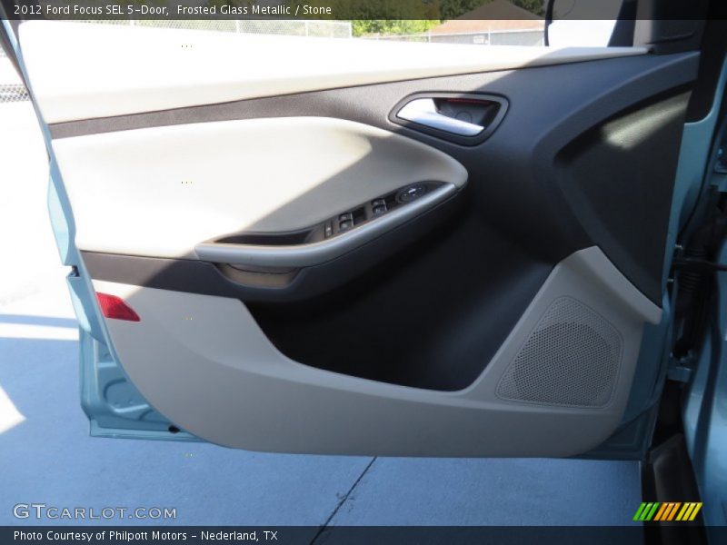 Frosted Glass Metallic / Stone 2012 Ford Focus SEL 5-Door