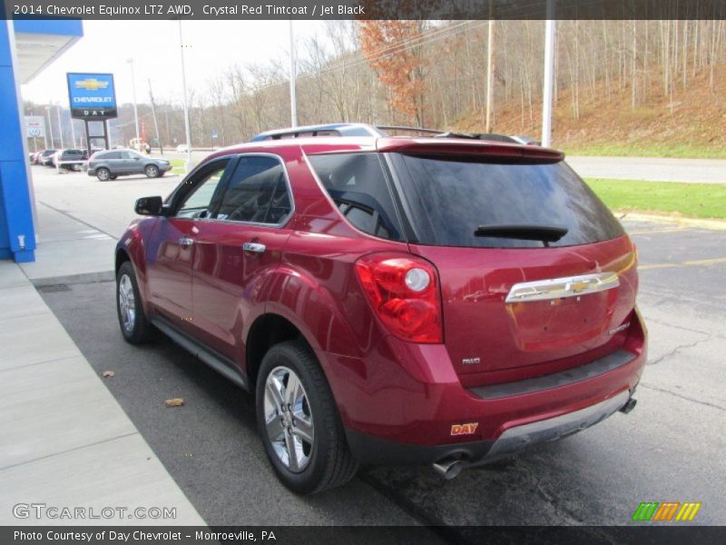 Crystal Red Tintcoat / Jet Black 2014 Chevrolet Equinox LTZ AWD