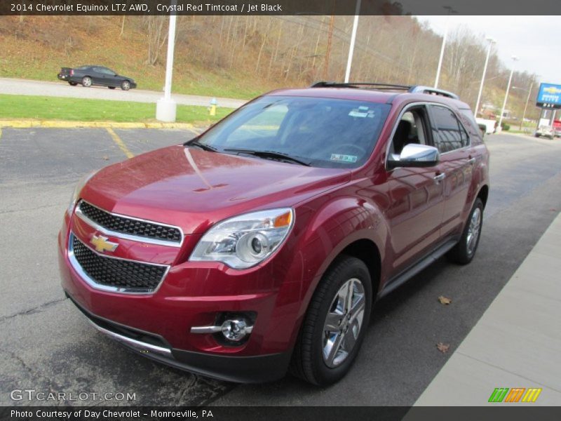 Crystal Red Tintcoat / Jet Black 2014 Chevrolet Equinox LTZ AWD