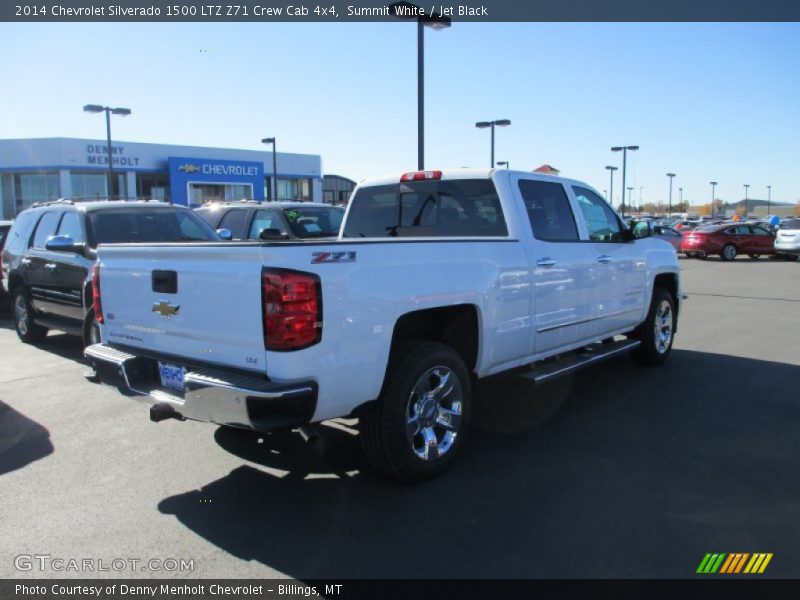 Summit White / Jet Black 2014 Chevrolet Silverado 1500 LTZ Z71 Crew Cab 4x4