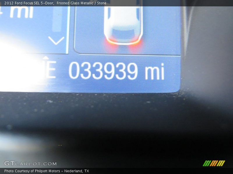 Frosted Glass Metallic / Stone 2012 Ford Focus SEL 5-Door