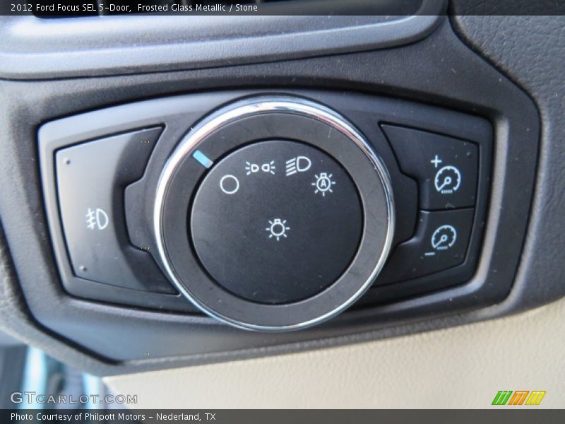 Frosted Glass Metallic / Stone 2012 Ford Focus SEL 5-Door