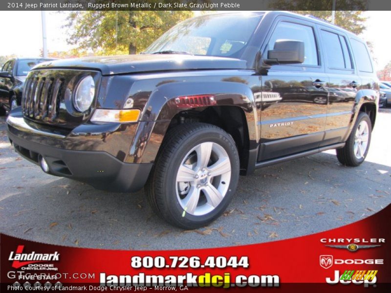 Rugged Brown Metallic / Dark Slate Gray/Light Pebble 2014 Jeep Patriot Latitude