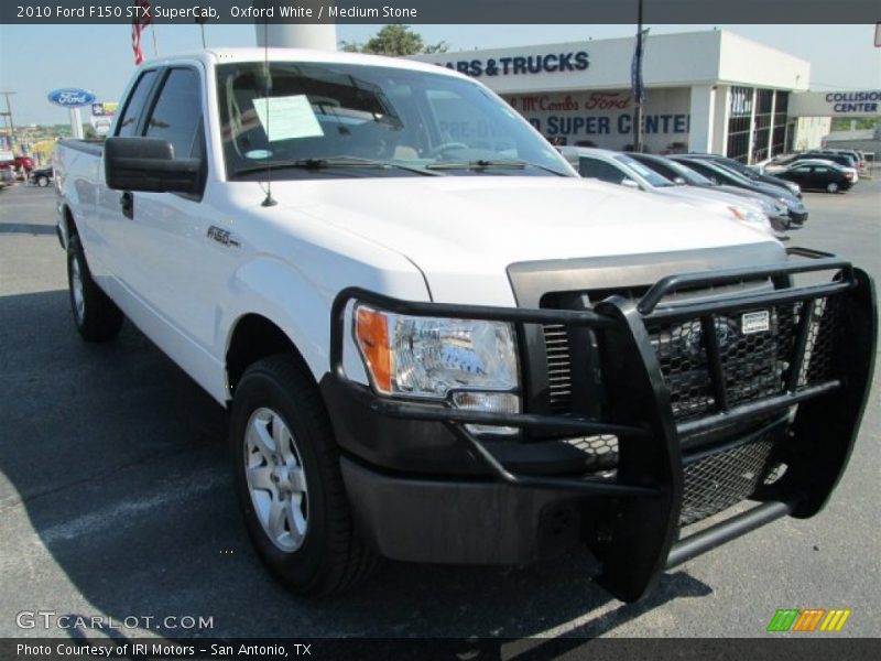Oxford White / Medium Stone 2010 Ford F150 STX SuperCab