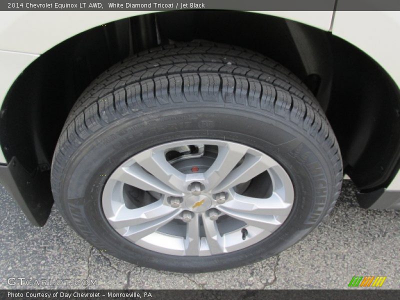 White Diamond Tricoat / Jet Black 2014 Chevrolet Equinox LT AWD