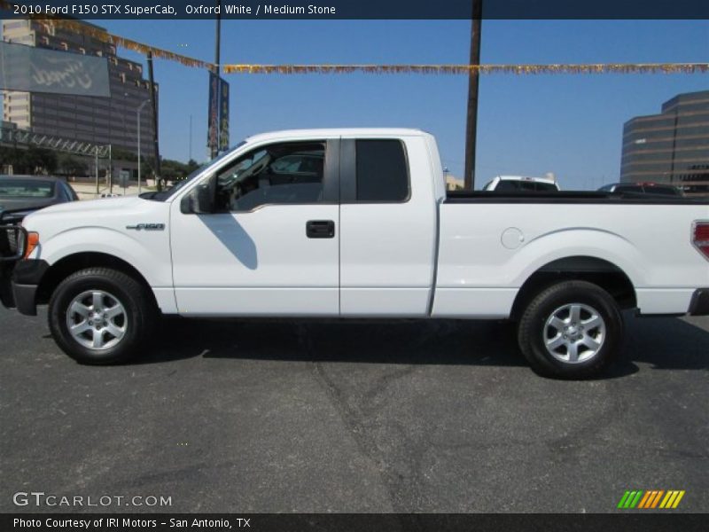 Oxford White / Medium Stone 2010 Ford F150 STX SuperCab