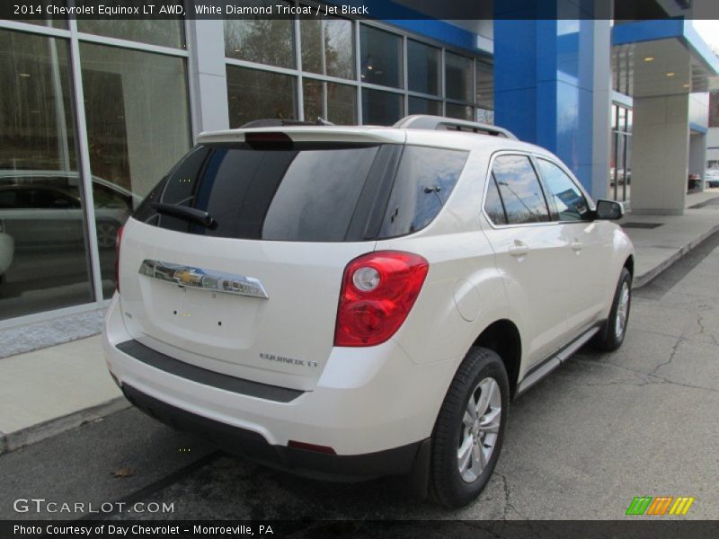 White Diamond Tricoat / Jet Black 2014 Chevrolet Equinox LT AWD