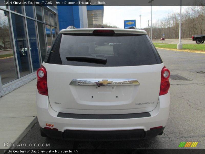 White Diamond Tricoat / Jet Black 2014 Chevrolet Equinox LT AWD