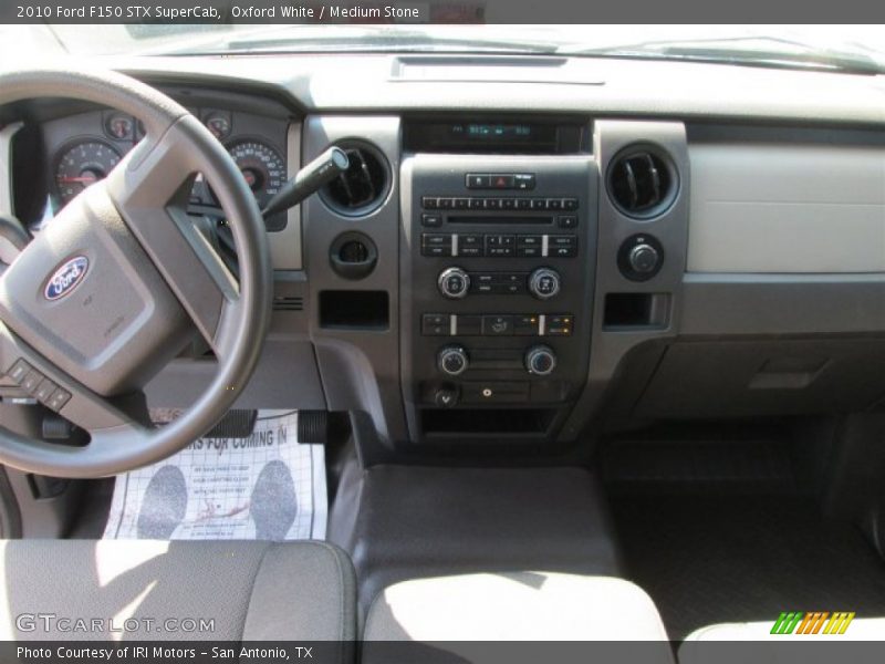 Oxford White / Medium Stone 2010 Ford F150 STX SuperCab