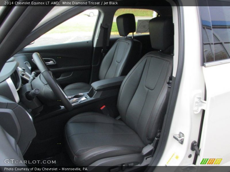 White Diamond Tricoat / Jet Black 2014 Chevrolet Equinox LT AWD