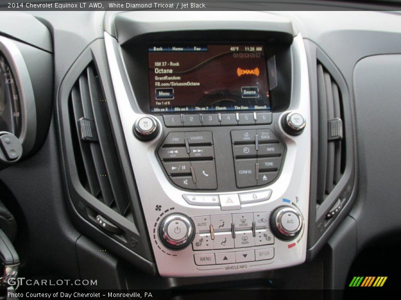White Diamond Tricoat / Jet Black 2014 Chevrolet Equinox LT AWD