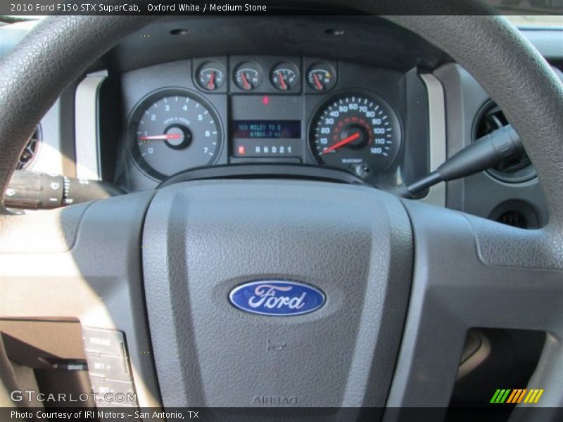 Oxford White / Medium Stone 2010 Ford F150 STX SuperCab