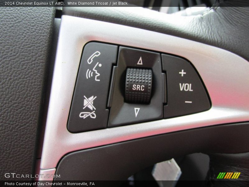 White Diamond Tricoat / Jet Black 2014 Chevrolet Equinox LT AWD