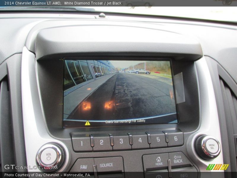 White Diamond Tricoat / Jet Black 2014 Chevrolet Equinox LT AWD