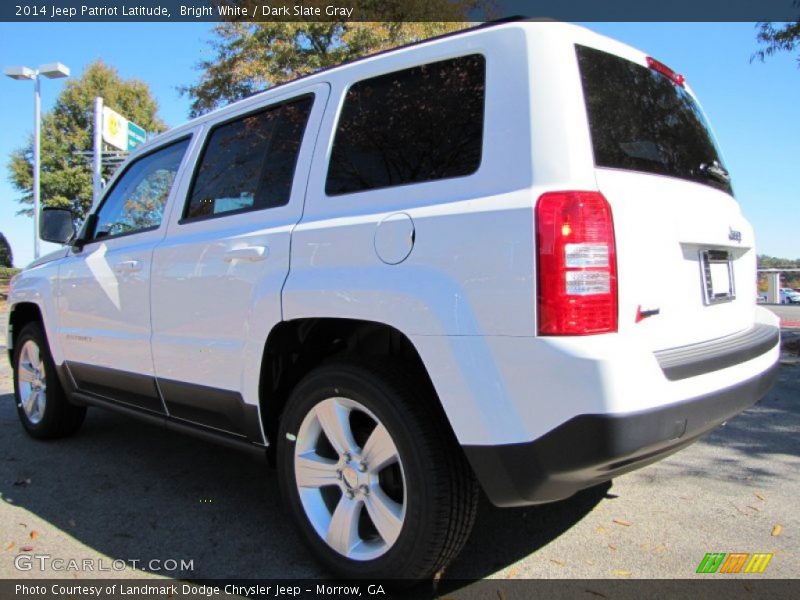 Bright White / Dark Slate Gray 2014 Jeep Patriot Latitude