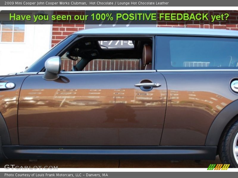 Hot Chocolate / Lounge Hot Chocolate Leather 2009 Mini Cooper John Cooper Works Clubman