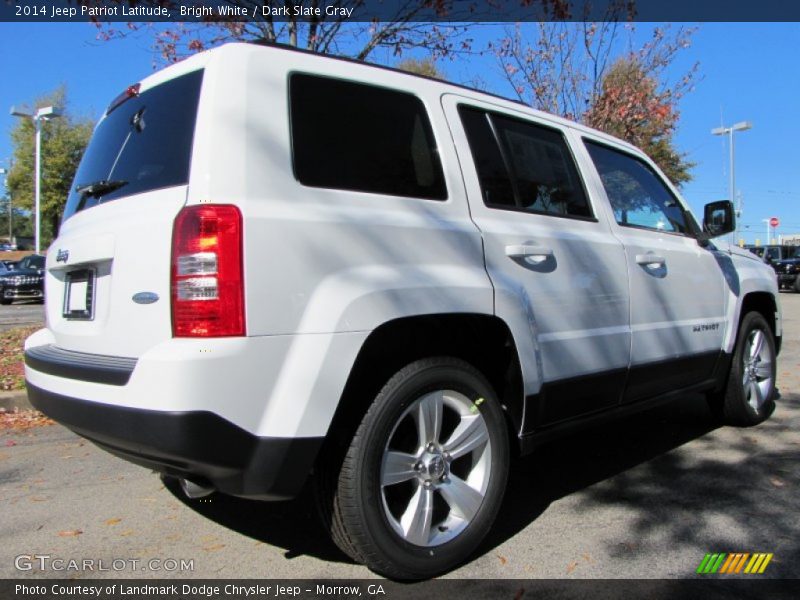 Bright White / Dark Slate Gray 2014 Jeep Patriot Latitude