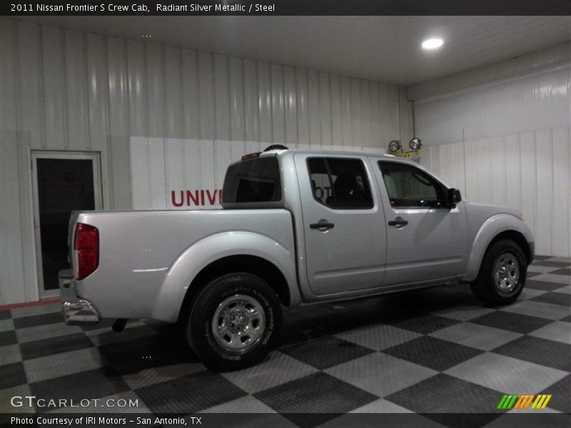 Radiant Silver Metallic / Steel 2011 Nissan Frontier S Crew Cab