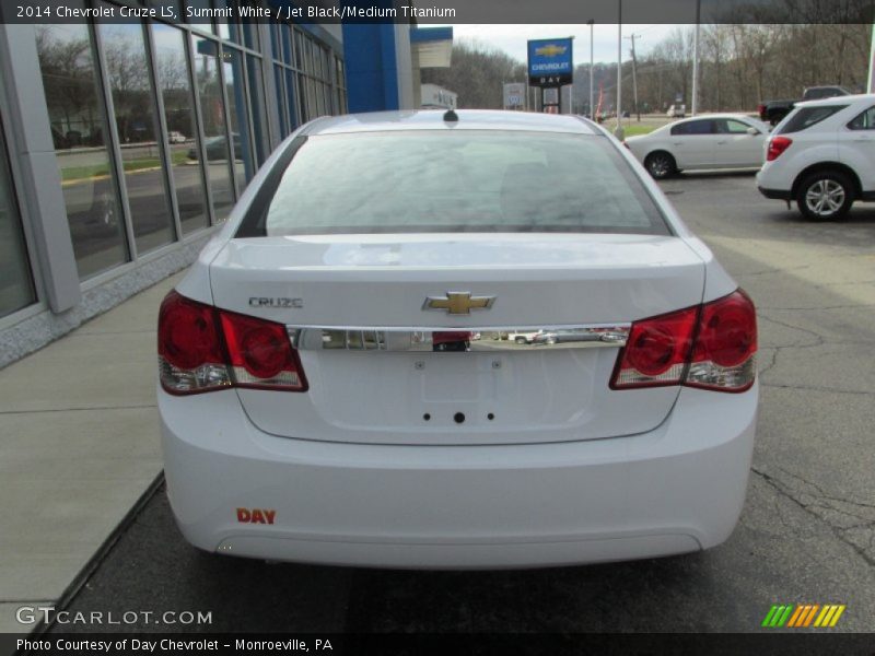 Summit White / Jet Black/Medium Titanium 2014 Chevrolet Cruze LS
