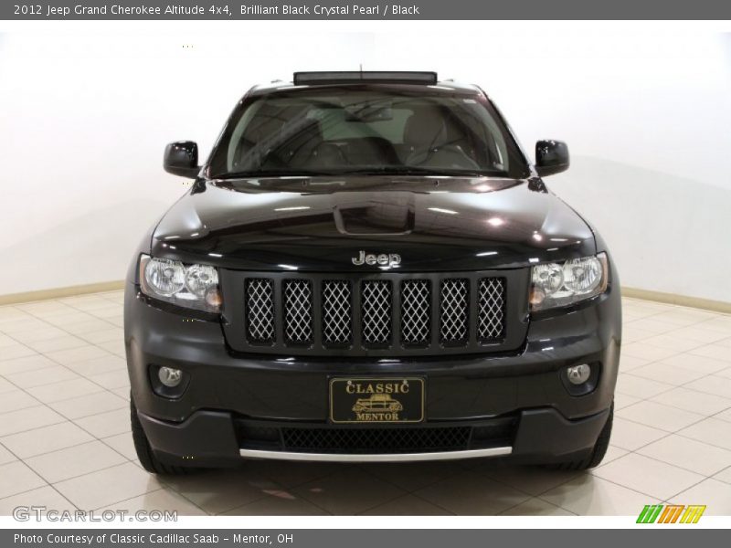 Brilliant Black Crystal Pearl / Black 2012 Jeep Grand Cherokee Altitude 4x4