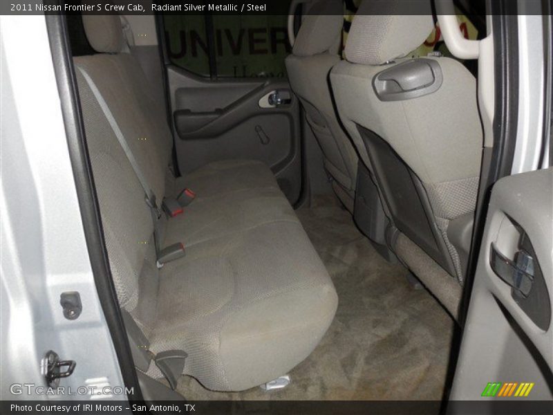 Radiant Silver Metallic / Steel 2011 Nissan Frontier S Crew Cab