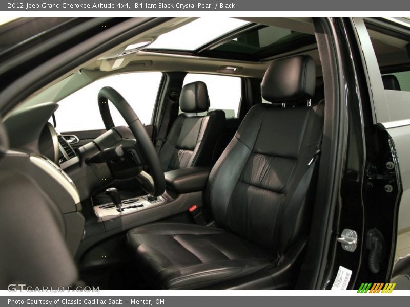 Brilliant Black Crystal Pearl / Black 2012 Jeep Grand Cherokee Altitude 4x4