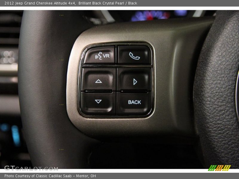 Brilliant Black Crystal Pearl / Black 2012 Jeep Grand Cherokee Altitude 4x4