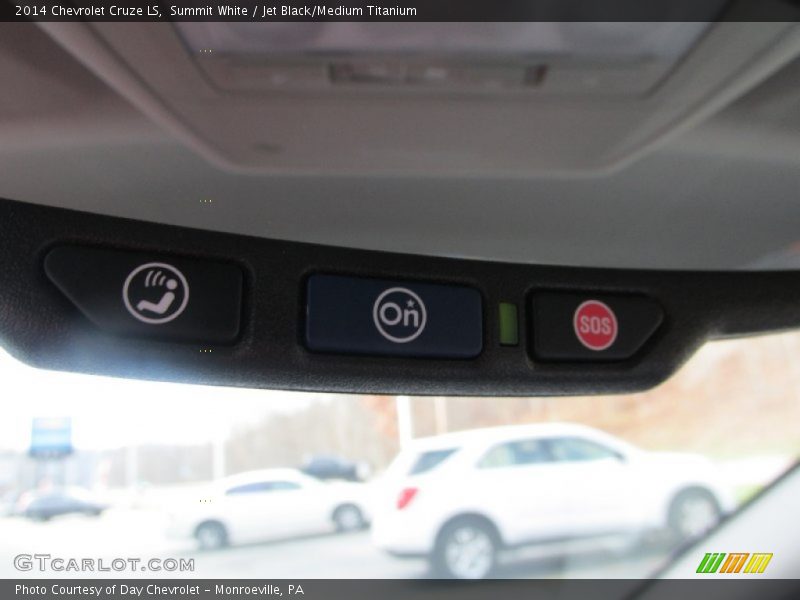 Summit White / Jet Black/Medium Titanium 2014 Chevrolet Cruze LS