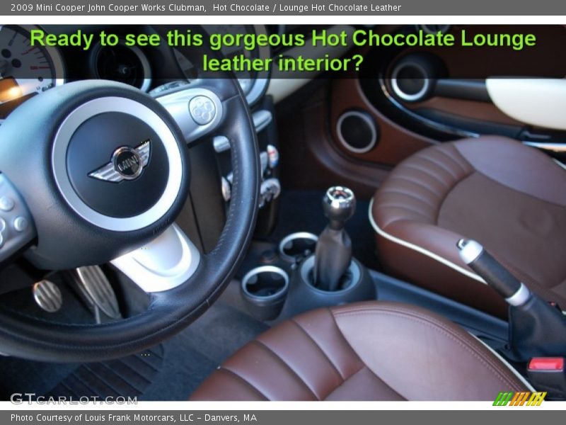 Hot Chocolate / Lounge Hot Chocolate Leather 2009 Mini Cooper John Cooper Works Clubman