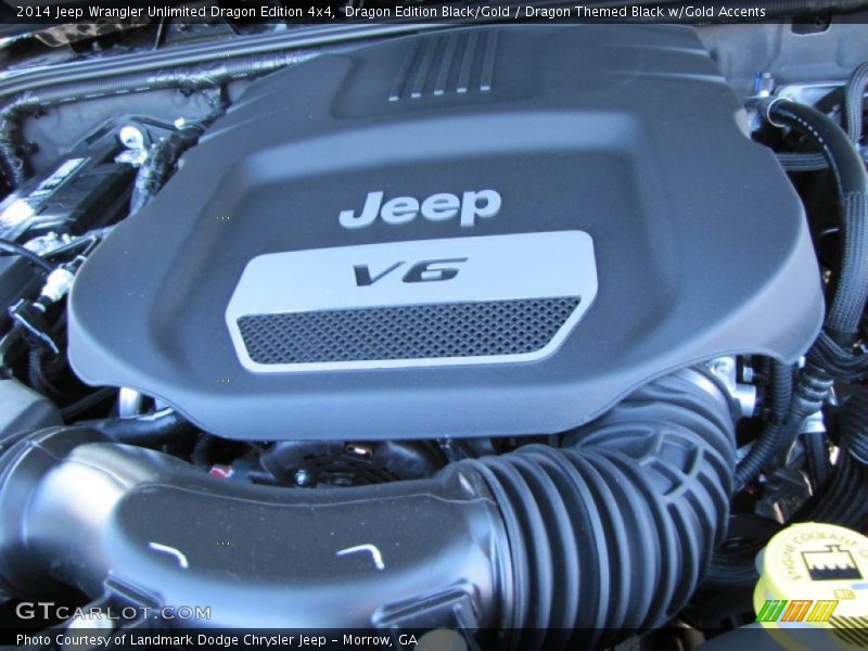 Dragon Edition Black/Gold / Dragon Themed Black w/Gold Accents 2014 Jeep Wrangler Unlimited Dragon Edition 4x4