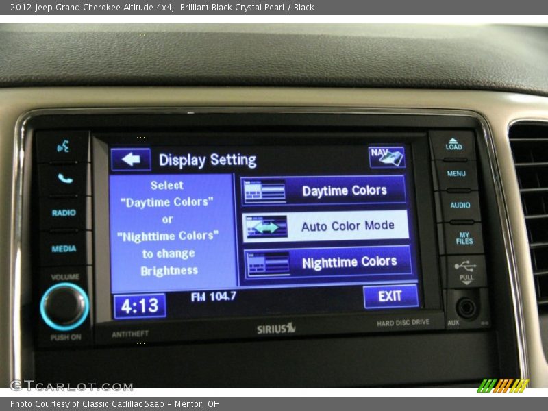 Brilliant Black Crystal Pearl / Black 2012 Jeep Grand Cherokee Altitude 4x4