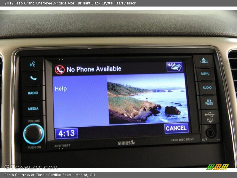 Brilliant Black Crystal Pearl / Black 2012 Jeep Grand Cherokee Altitude 4x4