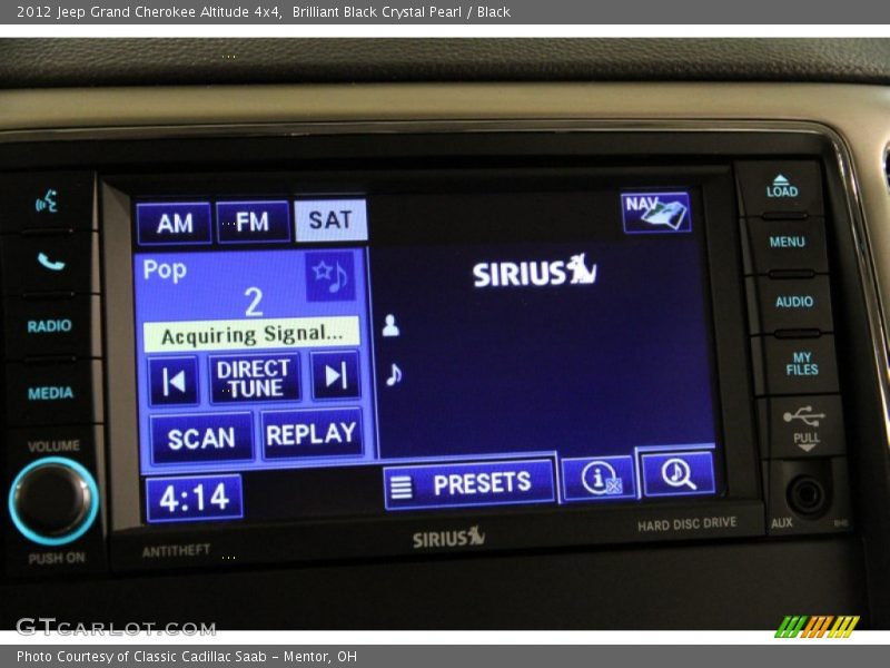 Brilliant Black Crystal Pearl / Black 2012 Jeep Grand Cherokee Altitude 4x4