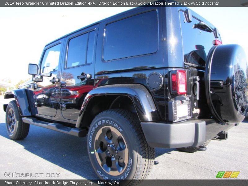 Dragon Edition Black/Gold / Dragon Themed Black w/Gold Accents 2014 Jeep Wrangler Unlimited Dragon Edition 4x4
