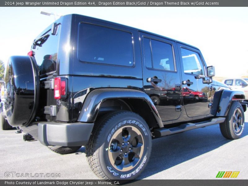 Dragon Edition Black/Gold / Dragon Themed Black w/Gold Accents 2014 Jeep Wrangler Unlimited Dragon Edition 4x4