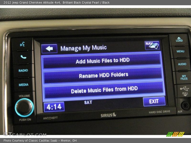 Brilliant Black Crystal Pearl / Black 2012 Jeep Grand Cherokee Altitude 4x4