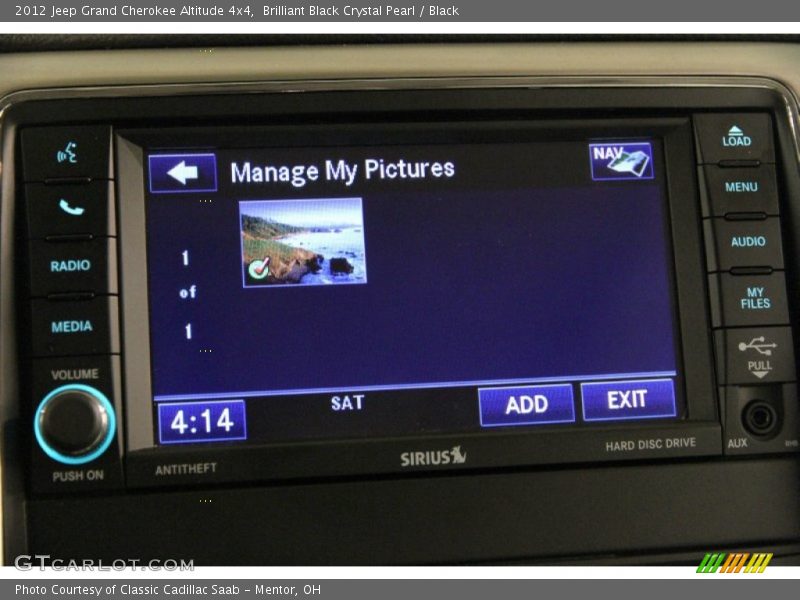 Brilliant Black Crystal Pearl / Black 2012 Jeep Grand Cherokee Altitude 4x4