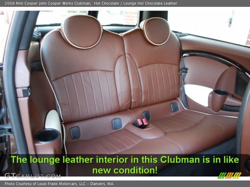 Hot Chocolate / Lounge Hot Chocolate Leather 2009 Mini Cooper John Cooper Works Clubman